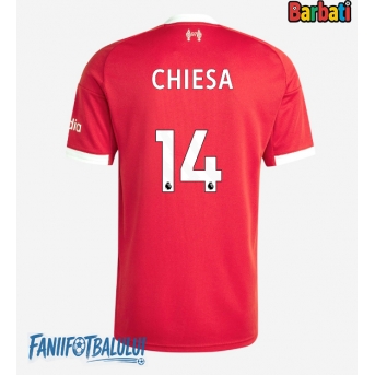 Liverpool Federico Chiesa #14 Tricou Fotbal Replică 2025-26 Barbati Acasa